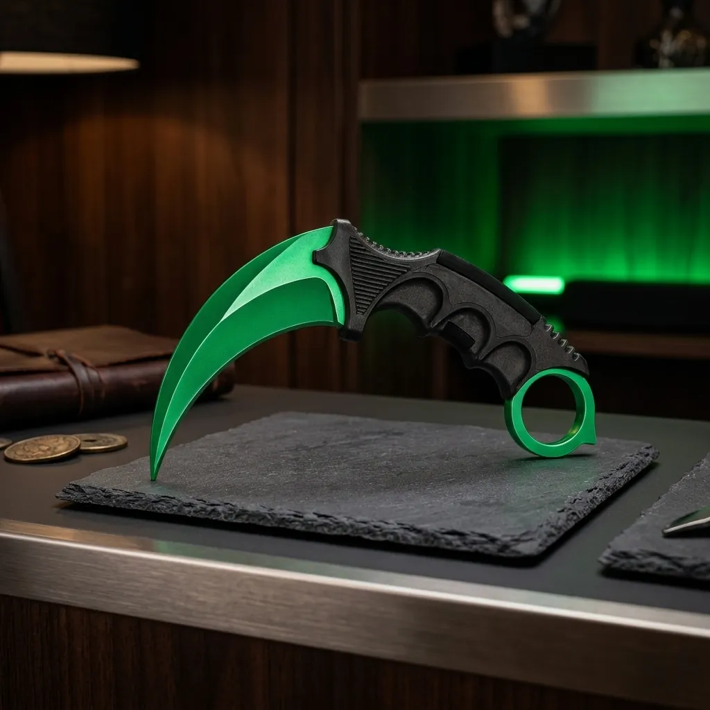 Karambit Verde - Faca Decorativa
