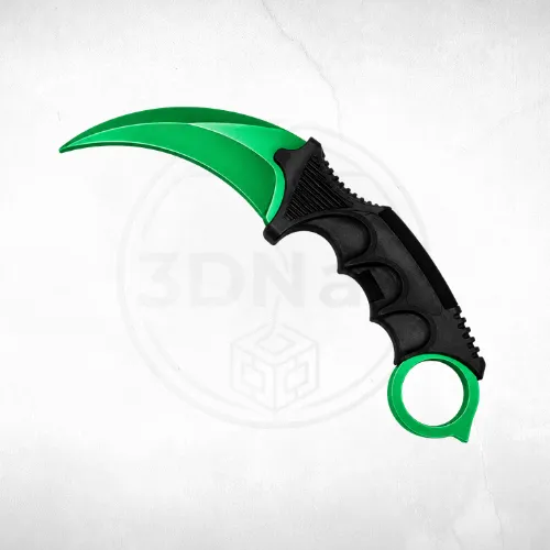 Karambit Verde - Faca Decorativa thumbnail 2