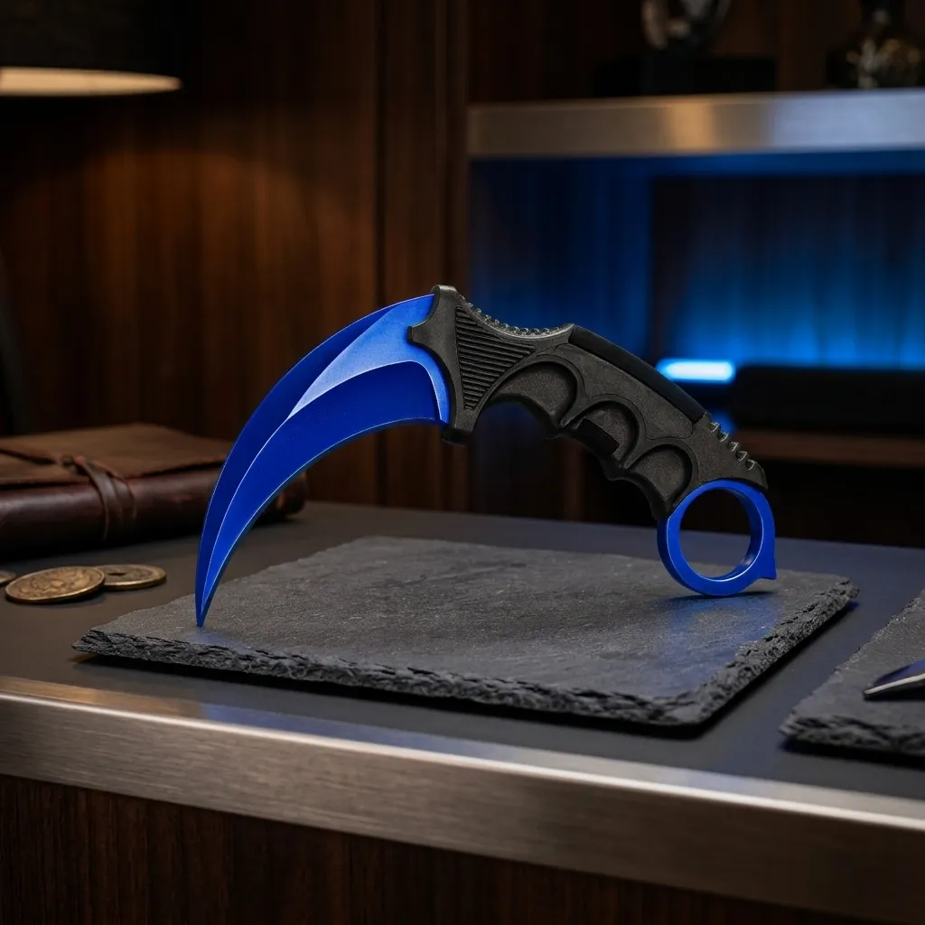 Karambit Azul - Faca Decorativa